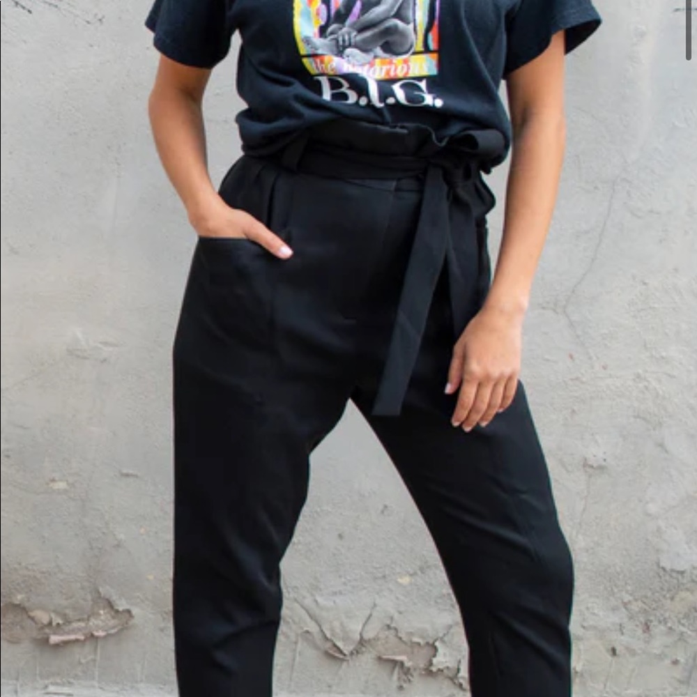 Iro high waisted cropped pants small
